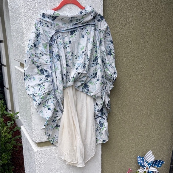 Free People All Mine One Shoulder Floral Mini Dress MSRP $108 - Picture 8 of 9